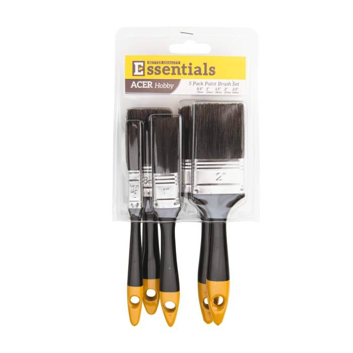 Acer Hobby 5 Pc Brush Pack