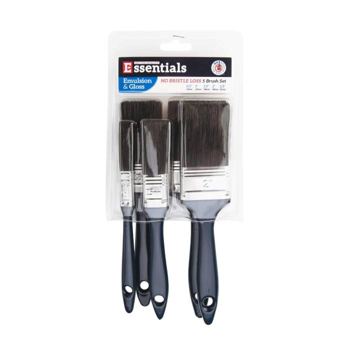 Acer Hobby No Loss 5 Pc Brush Pack