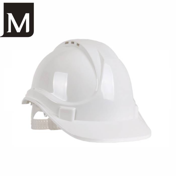 6 Point Safety Helmet - White