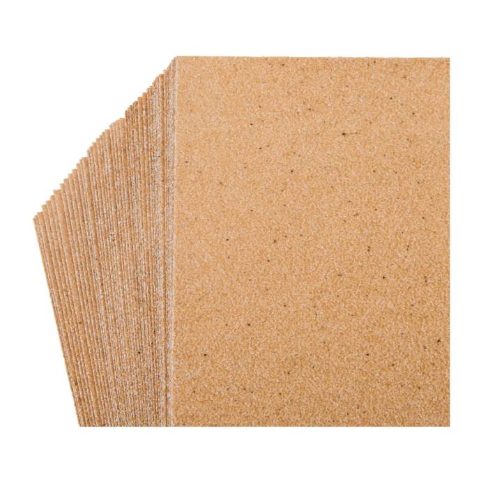 Flint Sandpaper Sheet - 60 Grit