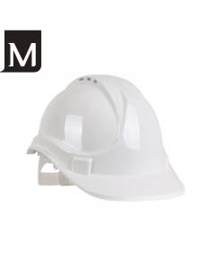 6 Point Safety Helmet - White